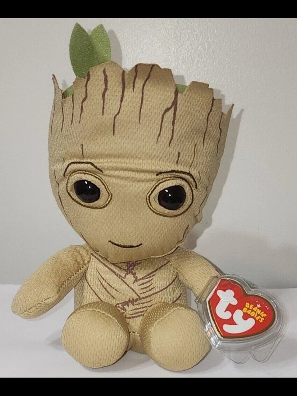 Marvel Beanie Baby Groot 7" Plush Guardians of the Galaxy NWT
